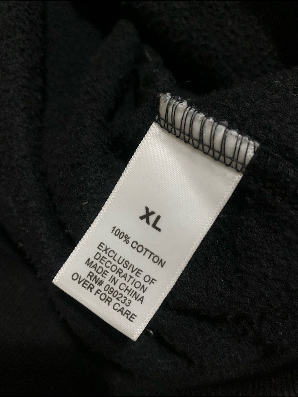Fear of God ESSENTIALS Black Hoodie with Center Logo - Picture 3 of 4